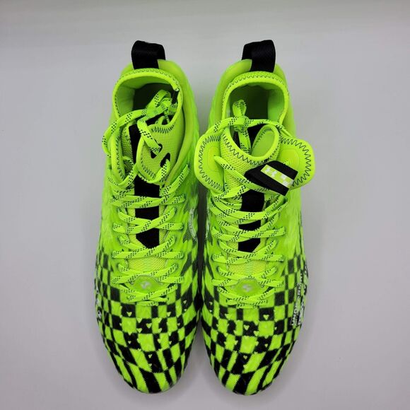 Under Armour Football Cleats Mens 12 Green Spotlight Clone MC LE 3026336-300 - Picture 3 of 16